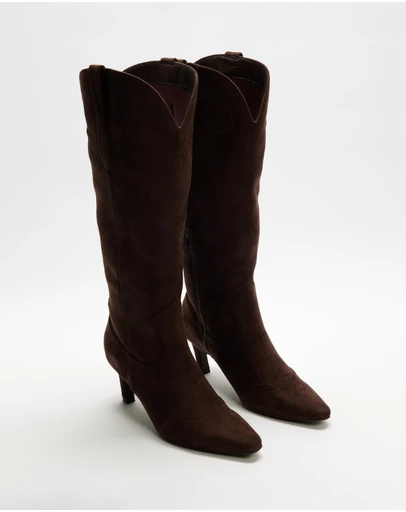 Dazie - Marie Western Pointed-Toe Boots