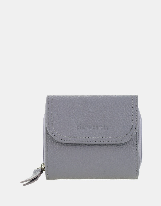Pierre Cardin - Pierre Cardin Ladies Leather Tri-Fold Tab Wallet