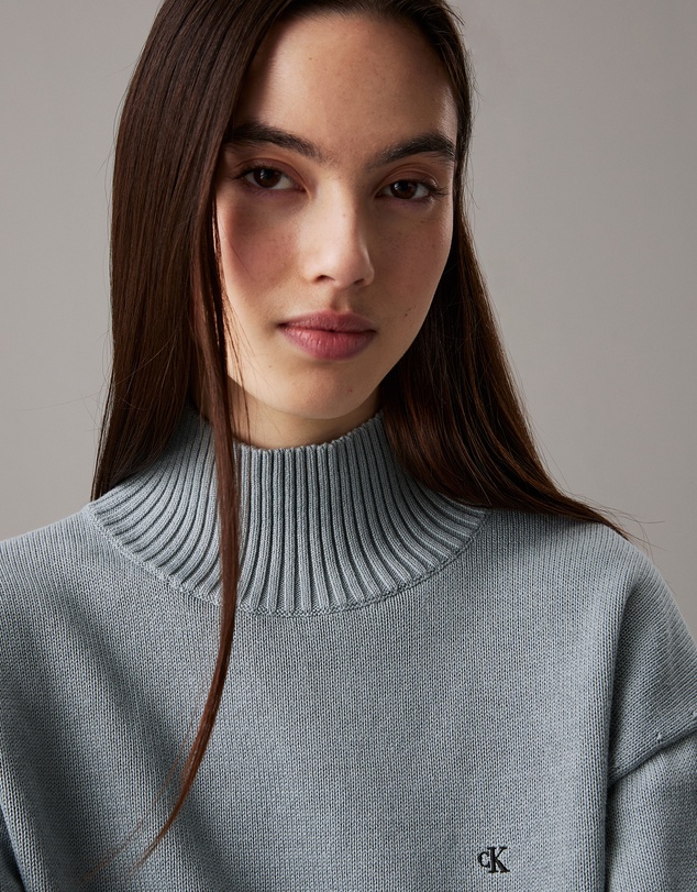 Calvin Klein Jeans - Cotton Mock Neck Jumper