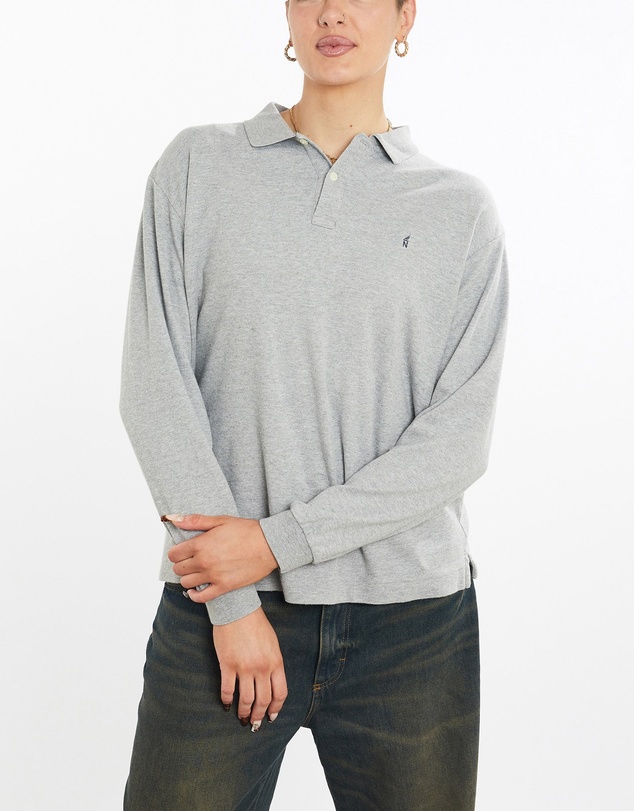 Vintage by The Real Deal - Pre Loved - Vintage Nautica Long Sleeve Polo Shirt