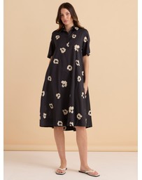 Betty Basics - Savannah Swing Shirt Dress