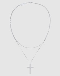 Kuzzoi - ICONIC EXCLUSIVE - Cross Pendant Necklace in 925 Sterling Silver