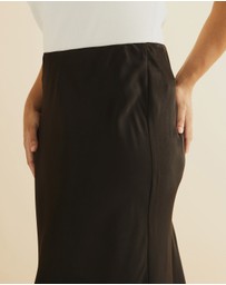 Atmos&Here Curvy - Nya Slip Maxi Skirt