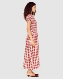 MINKPINK - Anouk Shirred Midi Dress