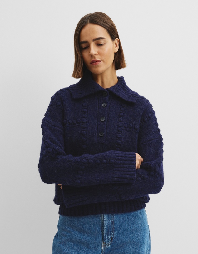 Country Road - Long Sleeve Polo Knit
