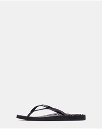 Vionic - Noosa Print Toe Post Sandal - Wave Black