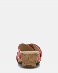 Vionic - Leticia Wedge Sandal - Poppy