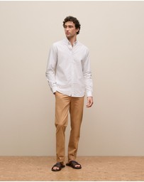 Trenery - Tailored Cuff Detail Pant in Camel