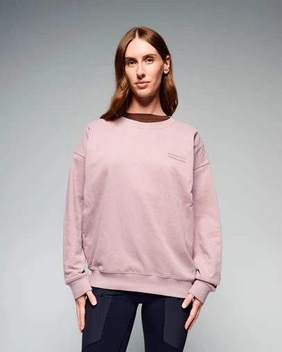 Kathmandu - Heritage Logo Slouchy Brushed Crew