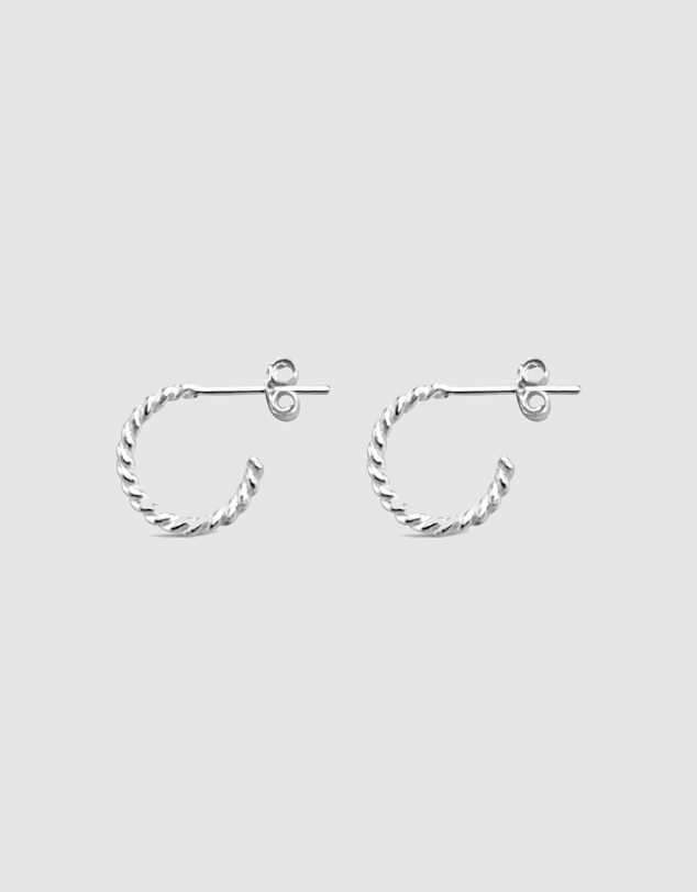 Ichu - Rope Twist Hoops