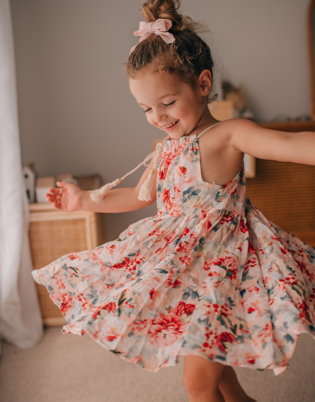 WITH LOVE FOR KIDS - Cotton Muslin Dress - Babies - Kids