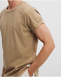 Country Road - Australian Cotton Longline Garment Dye T-shirt