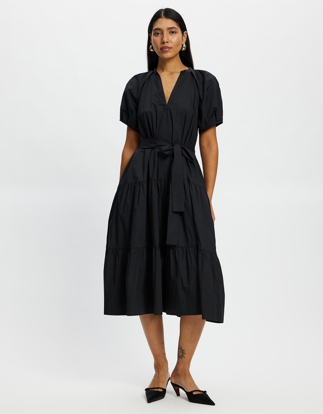 Lindsay Nicholas New York - Cotton Joan Midi Dress