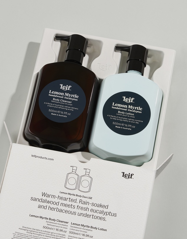 Leif Products - Lemon Myrtle Body Duo LGE