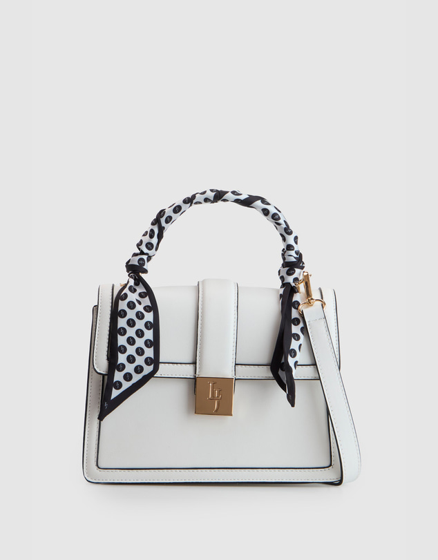 Laura Jones - Scarf Top Handle Bag