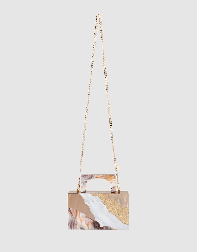 Olga Berg - Fleur Acrylic Top Handle