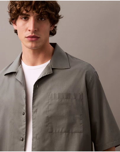 Calvin Klein - Cotton Gauze Relaxed Button-Down Shirt
