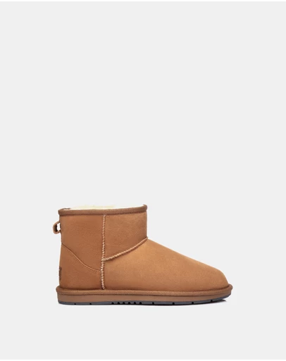 EVERAU - Australian Shepherd Ugg Mini Classic Suede Cow Suede Upper UGG Boots
