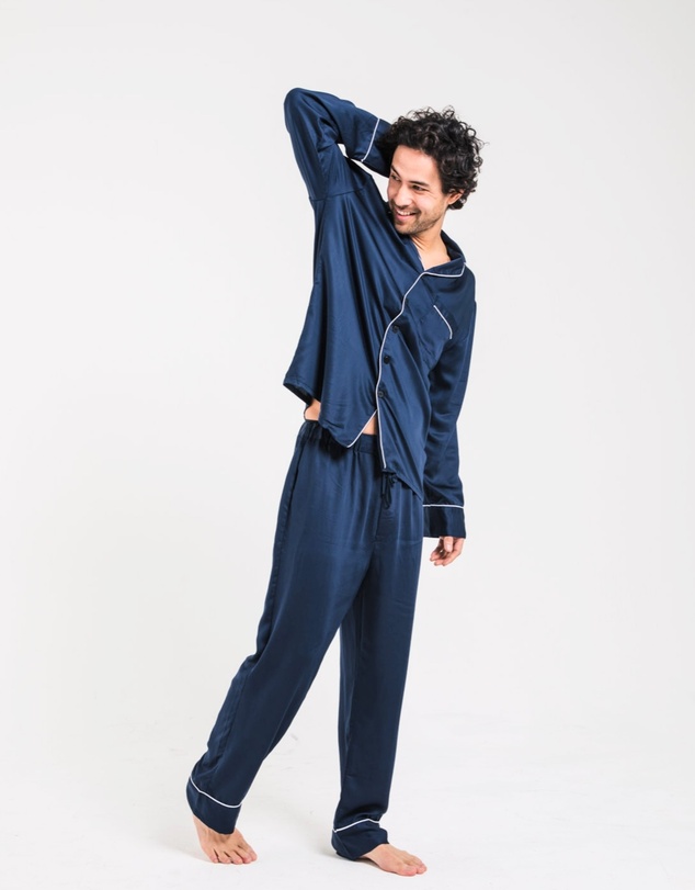 Ettitude - Sateen Long Sleeve PJ Shirt