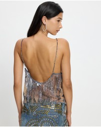 Jaded London - Emeblished Cami Top