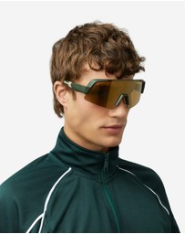 Hawkers Co - HAWKERS Nexus - Military Green Gold Sunglasses for Men and Women