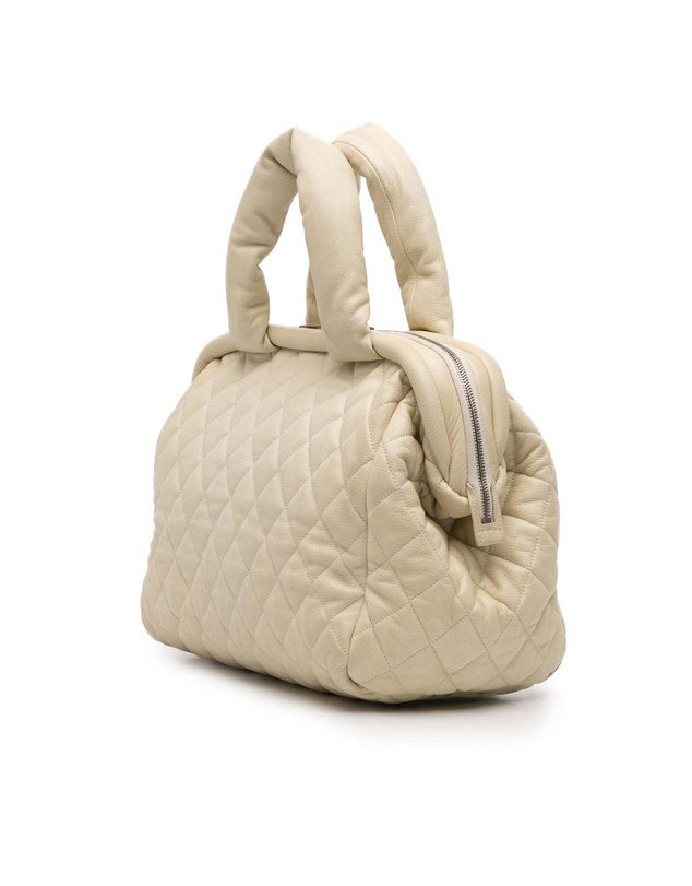 Pre-Loved by Azura Reborn - Pre-Loved Quilted Caviar Coco Cocoon Bowler Bag