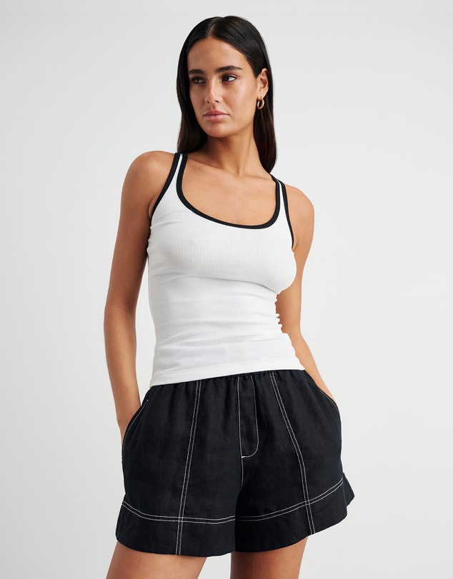 Jag - Kate Contrast Scoop Tank