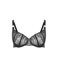 City Chic - Plus Size Tabrett Demi Underwire Bra - black