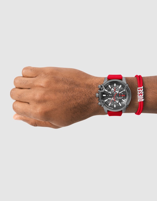 Diesel - Griffed Red Chronograph Watch
