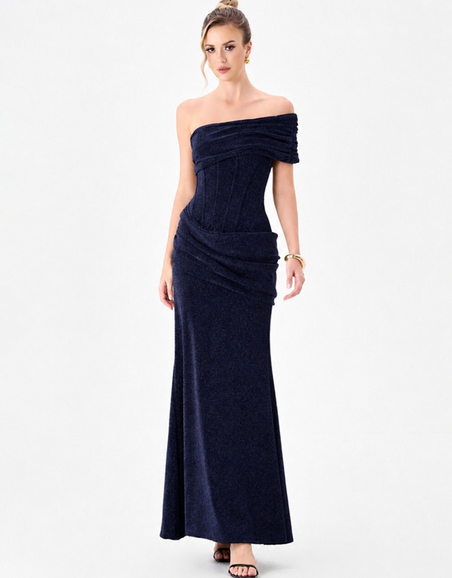 Bariano - Julita Corset Draped Maxi