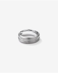Michael Hill - 8mm Patterned Wedding Band in Tungsten