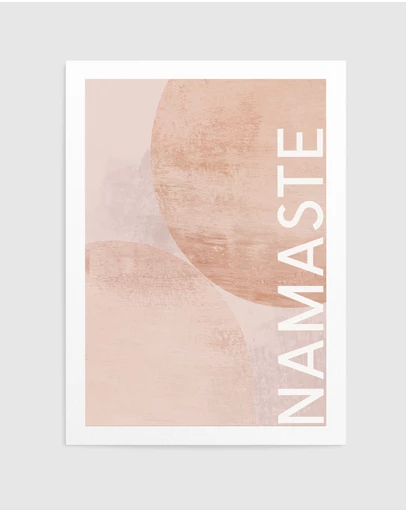 Olive et Oriel - Namaste by Treechild Art Print