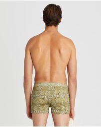 Aqua Blu Australia - Driftwood Lycra Swim Shorts