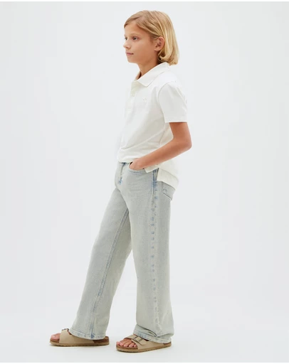 Calvin Klein Jeans - Boys Solid Pique Polo Shirt