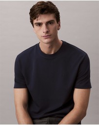 Calvin Klein - Embroidered Monogram Logo T-Shirt