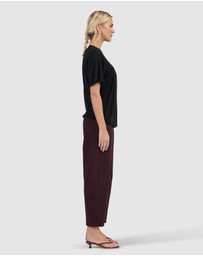 Rolla's - Gigi Barrel Jean - Trade Dark Cherry