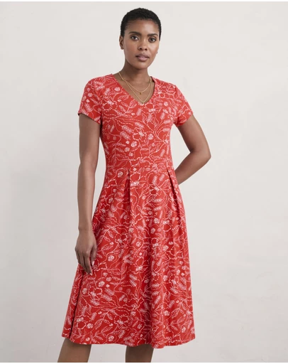 Seasalt - Seasalt Cornwall Red Pier View Dress