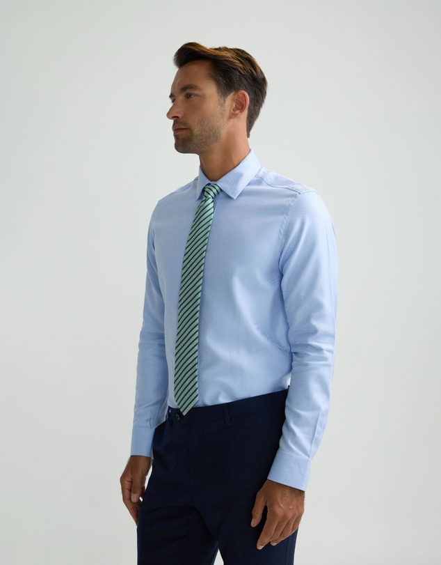 Oxford - Beckton Slim Fit Twill Cotton Shirt