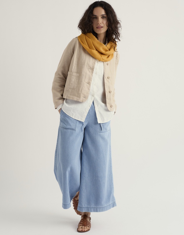 Seasalt - Seasalt Cornwall Neutrals Arame Linen Jacket