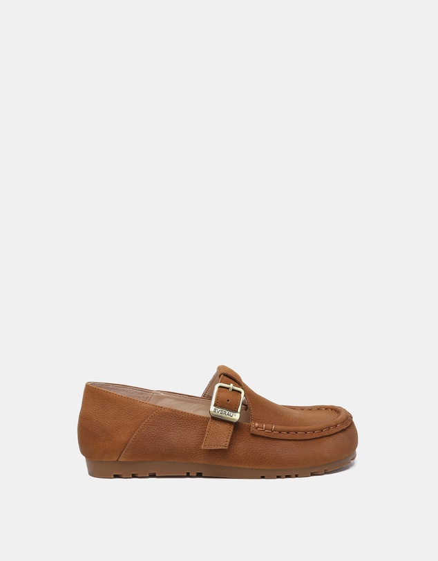 EVERAU - EverAU Ugg Maria Cow Suede Upper Loafer Oxfords Flats