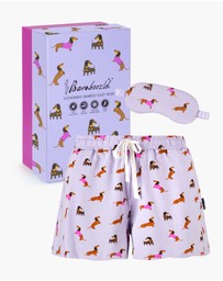 Bamboozld - Women's Bamboo Jersey Dash Dreaming Short & Mask Gift Set