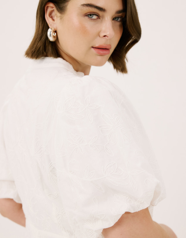 Atmos&Here Curvy - Pippa Puff Sleeve Midi Dress
