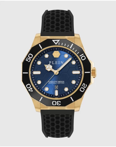 Philipp Plein - AQUASTORM 44mm Gold-Tone Analogue Watch