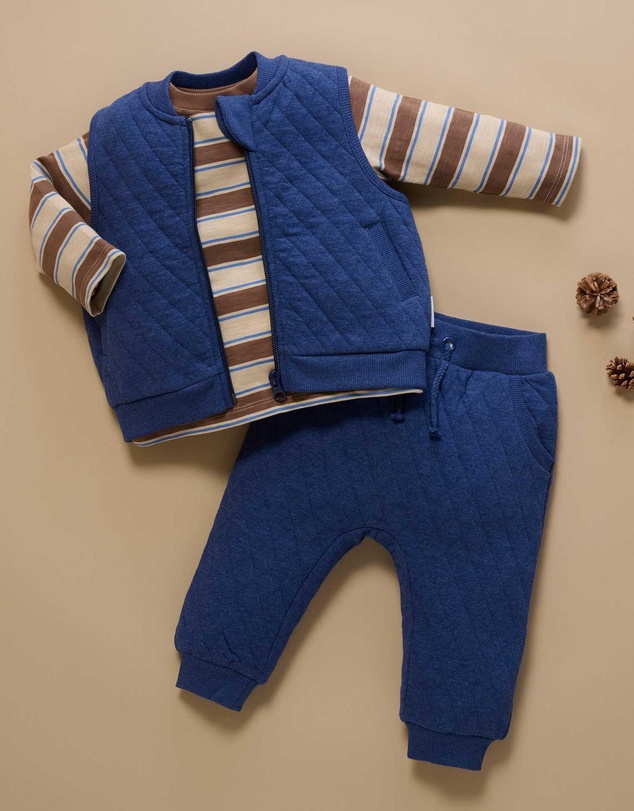 Purebaby - Stripey Long Sleeve Tee -Kids-Babies
