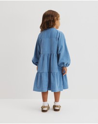 Country Road - Organically Grown Cotton Long Sleeve Corduroy Dress