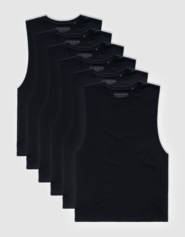 Xander - 6-Pack Blanc Tank