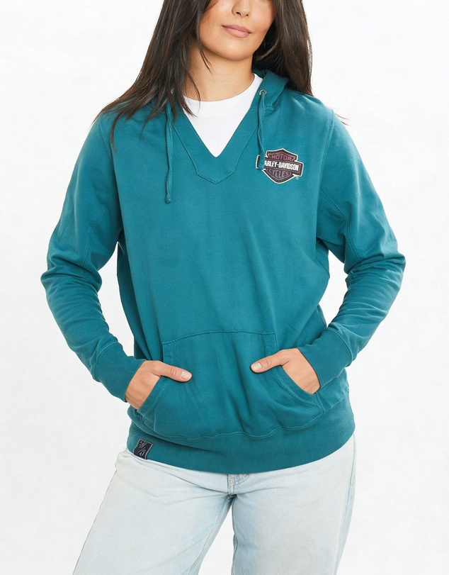 Vintage by The Real Deal - Pre Loved - Vintage Harley Davidson Hooded Sweatshirt