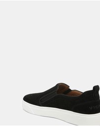 Vionic - Kimmie Perf Slip-On Sneaker - Black Suede