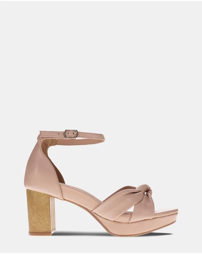 Mia Vita - Tatum Heeled Sandal - Sand