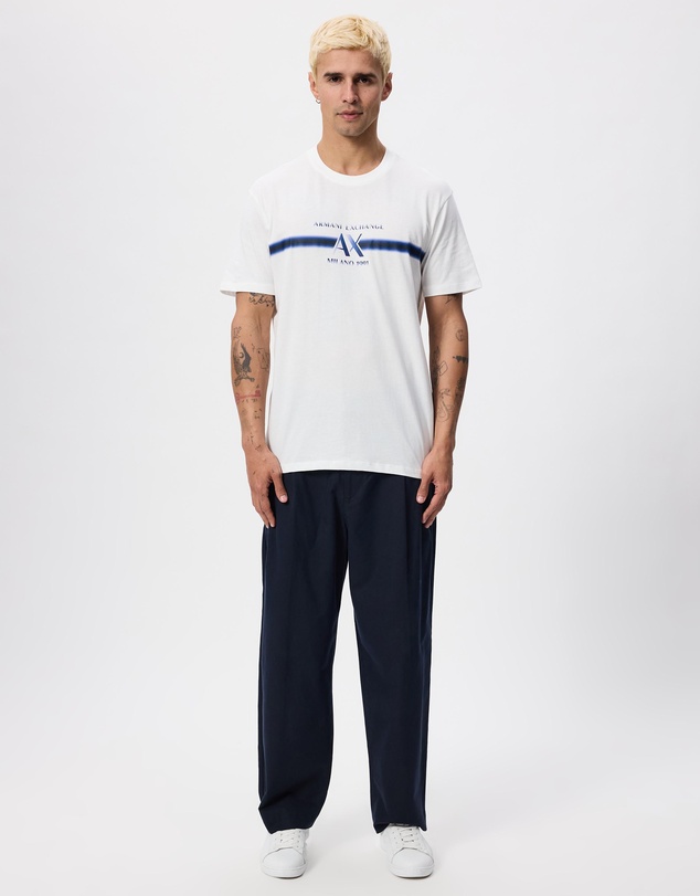 Armani Exchange - Front Logo Stripe T-Shirt